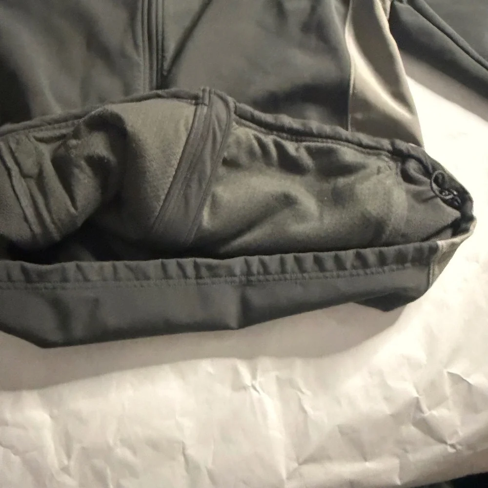 The North Face Apex Softshell Jacket Mens Full‎ Zip Gray Windbreaker Outerwear L